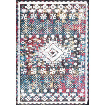 Dhiya Distressed Kilim Area Rug